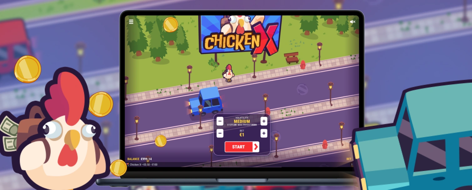 Modo de demostración de imagen de Chicken X.