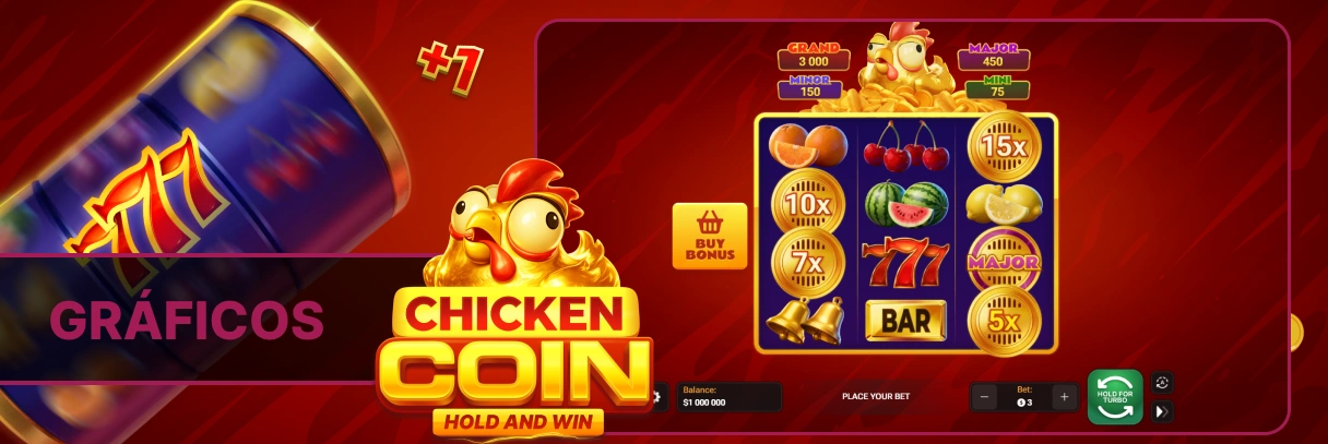 Chicken Coin Gráficos.