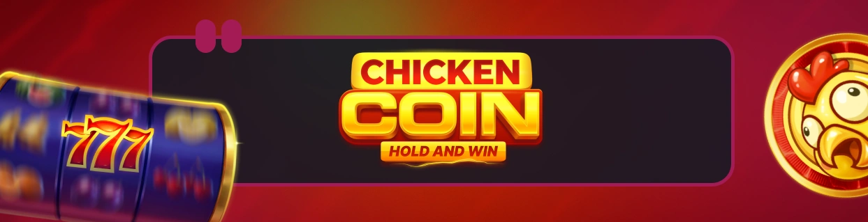 Chicken Coin pancarta ancha.